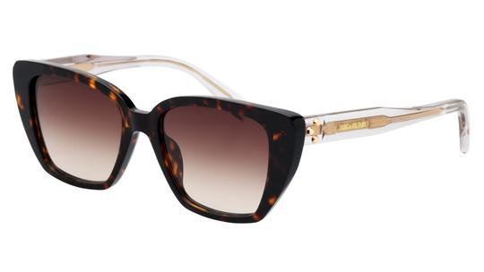 Lunettes de soleil Zadig & Voltaire Femme Écaille Papillon SZV472 Trois-Quart