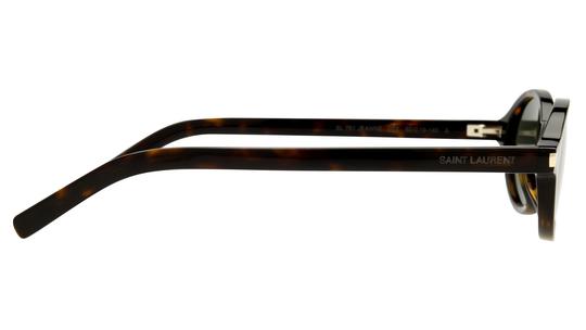 Lunettes de soleil Saint Laurent Mixte Écaille Ovale SL Droite