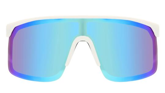Lunettes de soleil Signature Krys Mixte Blanc Aviateur Tdf2025 Face