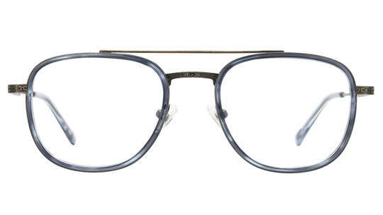 Lunettes de vue L'Atelier du Faubourg Homme Gris Aviateur adf2504 Face