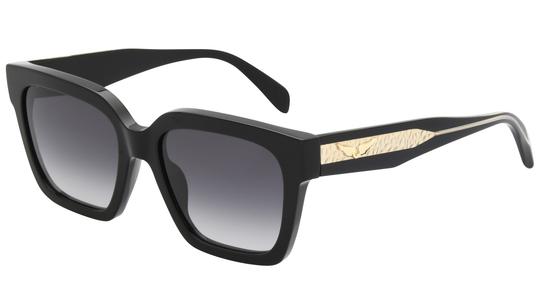 Lunettes de soleil Zadig & Voltaire Femme Noir Rectangle Szv407 Trois-Quart