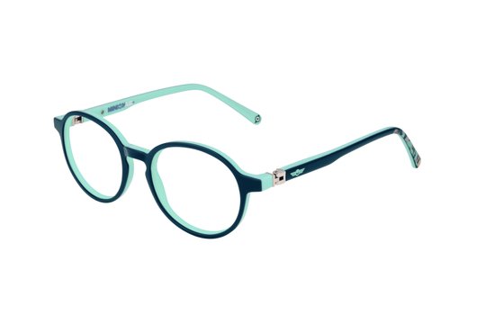 Lunettes de vue Les Minions Enfant Bleu Pantos MIAA057 Gauche