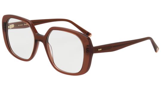 Lunettes de vue Siralya Femme Marron Carré Sir2602 Trois-Quart