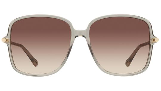 Lunettes de soleil Chloé Femme Gris Carré Ch0396S Face