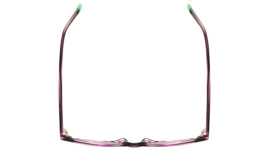 Lunettes de vue Signature Krys Femme Violet Rectangle Kis2502 Dessus