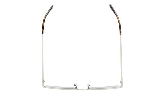 Lunettes de soleil Lacoste Homme Argent Rectangle L279S Dessus