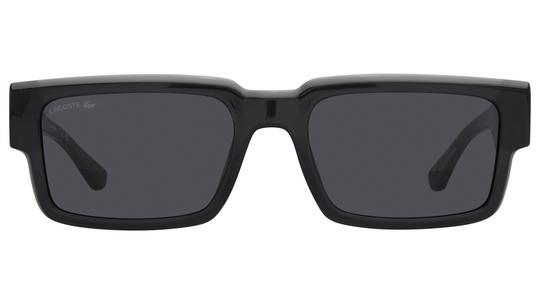 Lunettes de soleil Lacoste Mixte Noir Rectangle L6082S Face