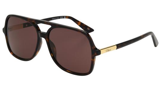 Lunettes de soleil Chloé Femme Écaille Aviateur ch0364s Trois-Quart