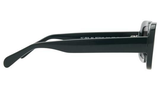 Lunettes de soleil Alternance Mixte Vert Rectangle Alt25216 Droite