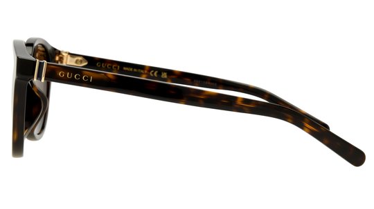 Lunettes de soleil Gucci Homme Écaille Ronde Gg1674Sk Gauche