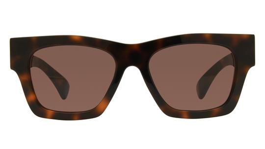 Lunettes de soleil Gucci Femme Bleu Rectangle gg1835sa Face