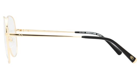 Lunettes de vue Signature Krys Femme Or Carré Ml2610 Gauche