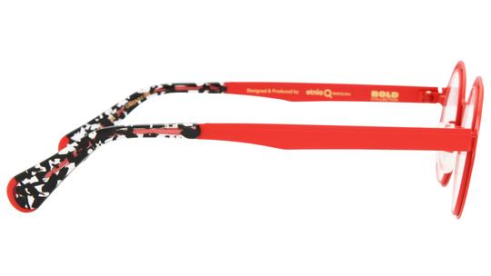 Lunettes de vue Etnia Barcelona Homme Rouge Ronde brut37 Droite