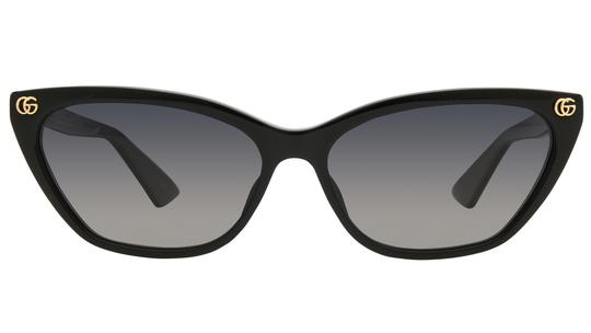 Lunettes de soleil Gucci Femme Noir Papillon GG1815S Face