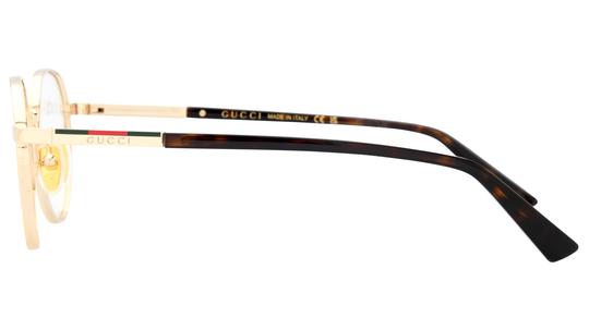 Lunettes de vue Gucci Homme Or Ronde GG1963O Gauche