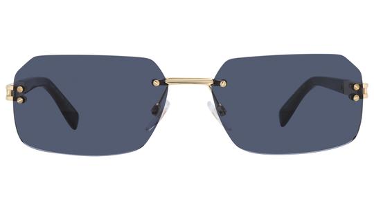 Lunettes de soleil Marc Jacobs Homme Or Rectangle Marc Face