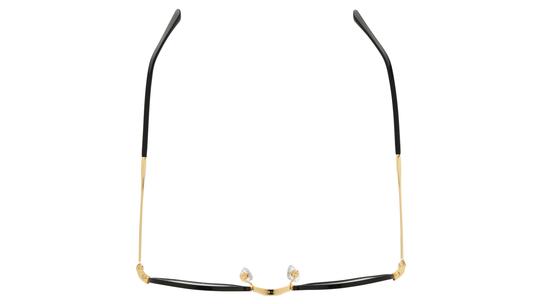 Lunettes de vue Ray-Ban Mixte Noir Carré Rx6496 Dessus