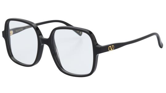 Lunettes de vue Valentino Femme Gris Carré Vg0021O Trois-Quart
