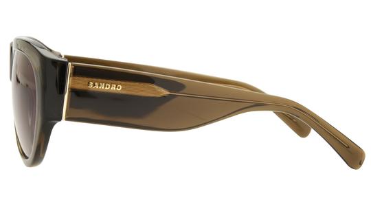 Lunettes de soleil Sandro Femme Vert Aviateur Sd6105 Gauche