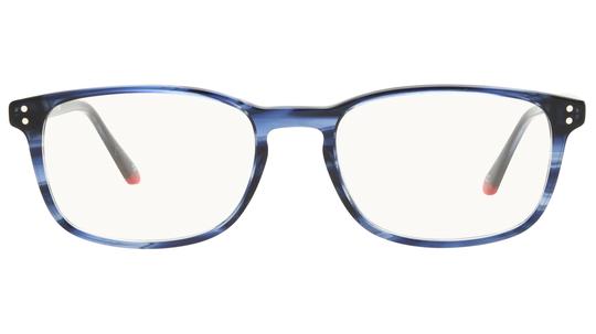 Lunettes de vue Signature Krys Homme Bleu Rectangle Moj2501 Face