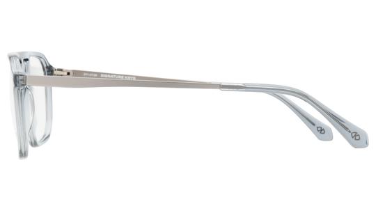 Lunettes de vue Signature Krys Homme Gris Aviateur Com2604 Gauche
