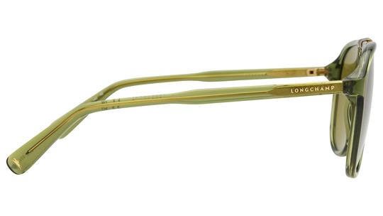 Lunettes de soleil Longchamp Femme Transparent Aviateur lo800s Droite