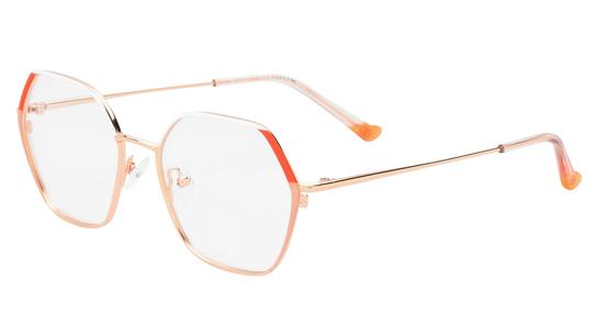 Lunettes de vue Signature Krys Femme Rose Carré Kis2407 Trois-Quart