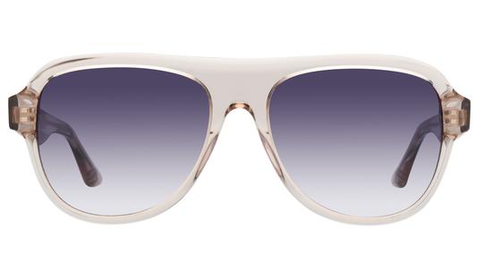 Lunettes de soleil Signature Krys Mixte Rose Aviateur Intrepide Face