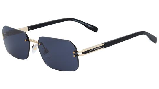 Lunettes de soleil Marc Jacobs Homme Or Rectangle Marc Trois-Quart