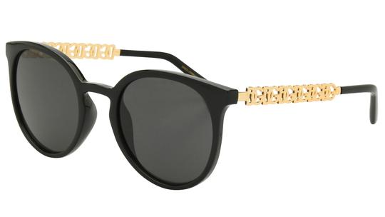 Lunettes de soleil  Femme Noir Carré dg6189u Trois-Quart