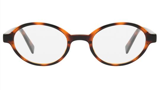 Lunettes de vue Alternance Femme Écaille Ovale alt25109 Face