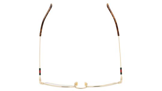 Lunettes de vue Gucci Homme Or Rectangle Gg2098O Dessus