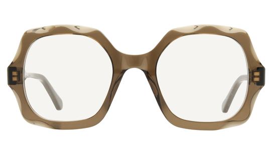Lunettes de vue Chloé Femme Marron Carré ch0228o Face