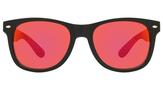 Lunettes de soleil Signature Krys Mixte Noir Wayfarer skj2511-a Face