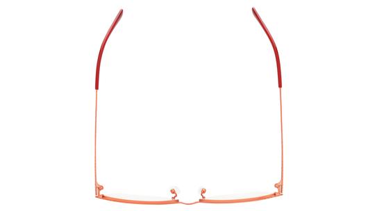 Lunettes de vue Baïa Femme Orange Rectangle Baa2606 Dessus