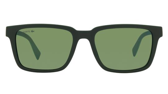 Lunettes de soleil Lacoste Homme Vert Rectangle l6032s Face