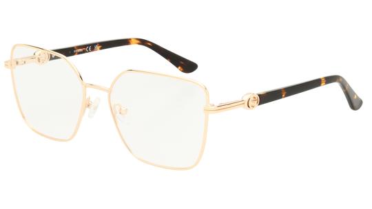 Lunettes de vue Guess Femme Or Carré Gu50313 Trois-Quart