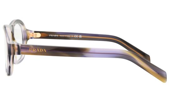 Lunettes de vue Prada Femme Marron Aviateur Prc12V Gauche