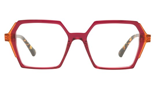 Lunettes de vue Etnia Barcelona Femme Rouge Rectangle Tolosa Face