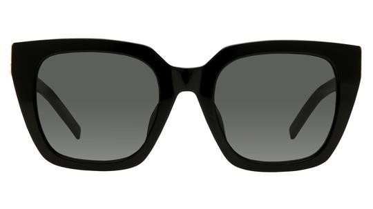 Lunettes de soleil Saint Laurent Mixte Noir Papillon SL Face