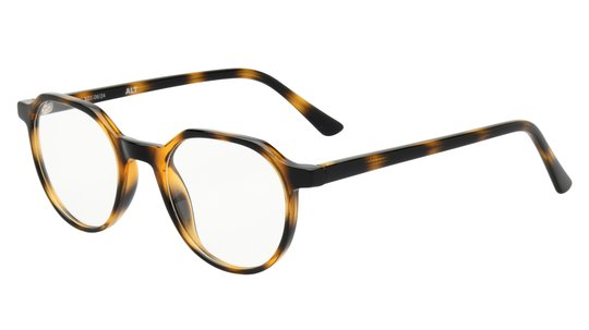 Lunettes de vue Alternance Mixte Écaille Ronde Alt25103 Trois-Quart