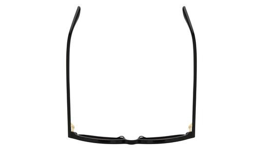 Lunettes de soleil Signature Krys Femme Noir Rectangle audacieuse Dessus