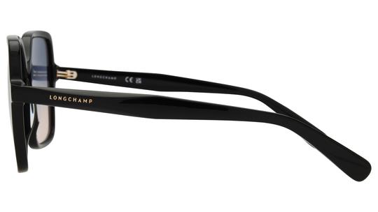 Lunettes de soleil Longchamp Femme Noir Carré lo808s Gauche