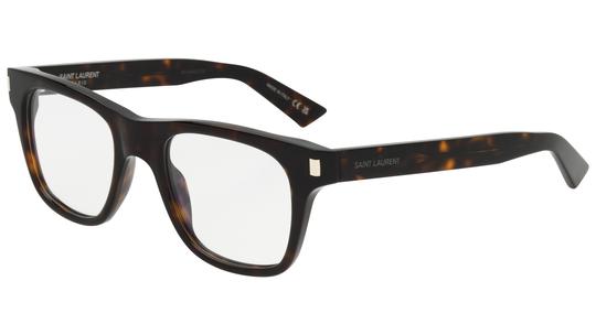 Lunettes de vue Saint Laurent Homme Écaille Rectangle sl Trois-Quart
