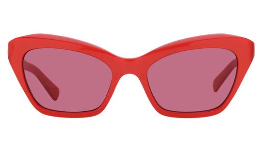 Lunettes de soleil Valentino Femme Rouge Papillon Vg0009S Face