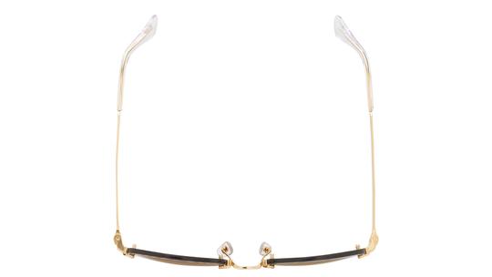 Lunettes de soleil Ray-Ban Mixte Or Ovale RB3929 Dessus