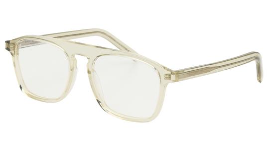 Lunettes de vue Saint Laurent Homme Vert Rectangle SL Trois-Quart