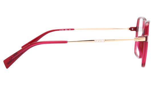 Lunettes de vue Levi's Femme Rouge Carré Lv1072 Droite