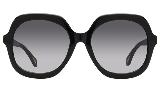 Lunettes de soleil Zadig & Voltaire Femme Noir Ronde Szv404 Face