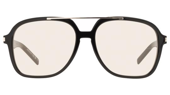 Lunettes de soleil Saint Laurent Femme Noir Aviateur Sl545 Face